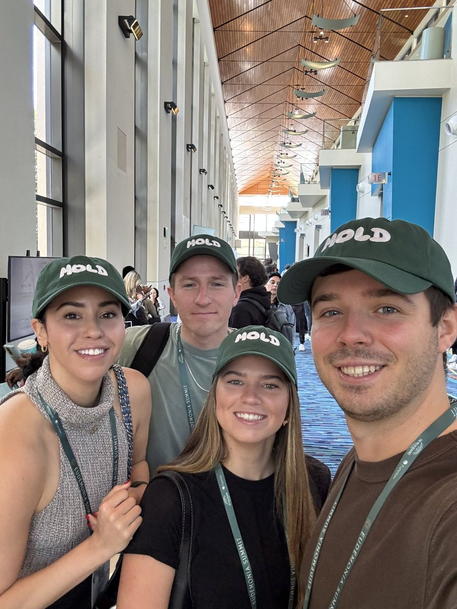 The <a href="/themoldcompany/">MoldCo</a> team is at Eudēmonia Summit this weekend. Come say hi if you spot a mold hat!