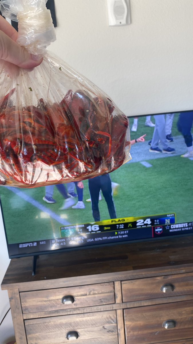 lethalweapon67's tweet image. No chance crawfish are in season