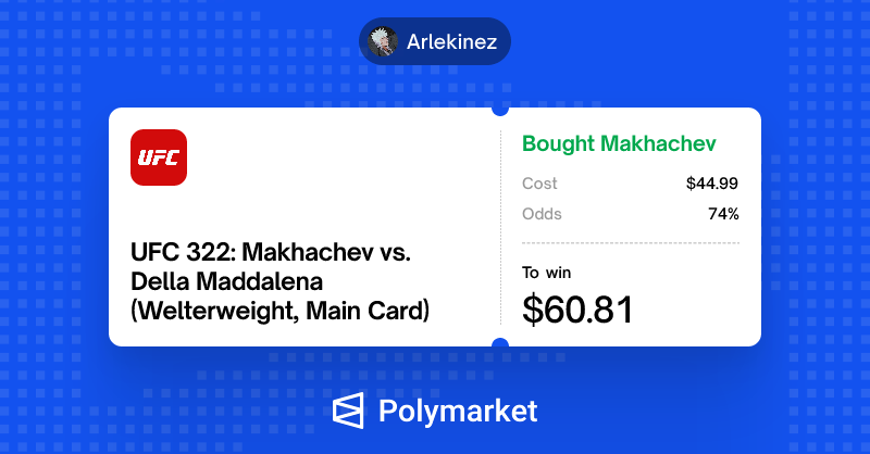 Islam Makhachev is definitely the favorite, but:

- Moving up to welterweight will make him stronger, but he still have the same cardio?  
- Will he be able to aggressively dominate Maddalena on the ground like he used to?  
- Won’t he get overconfident in there?

Della Maddalena