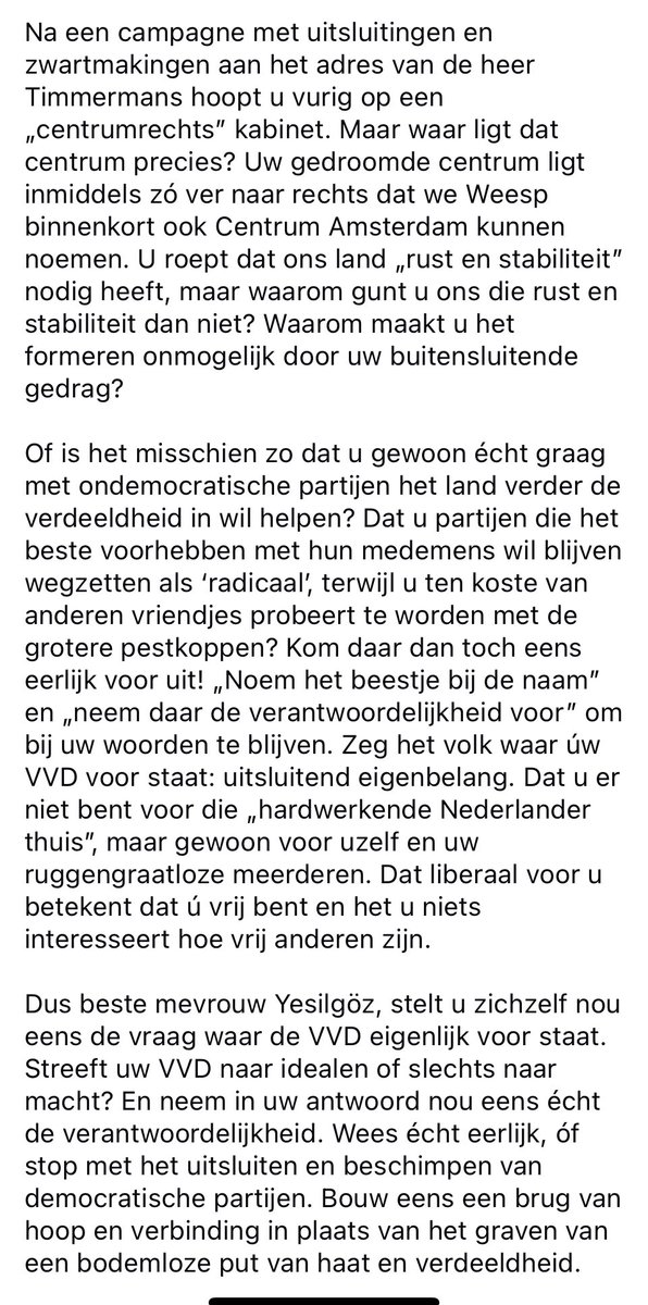 Briljante lezersbrief in NRC: