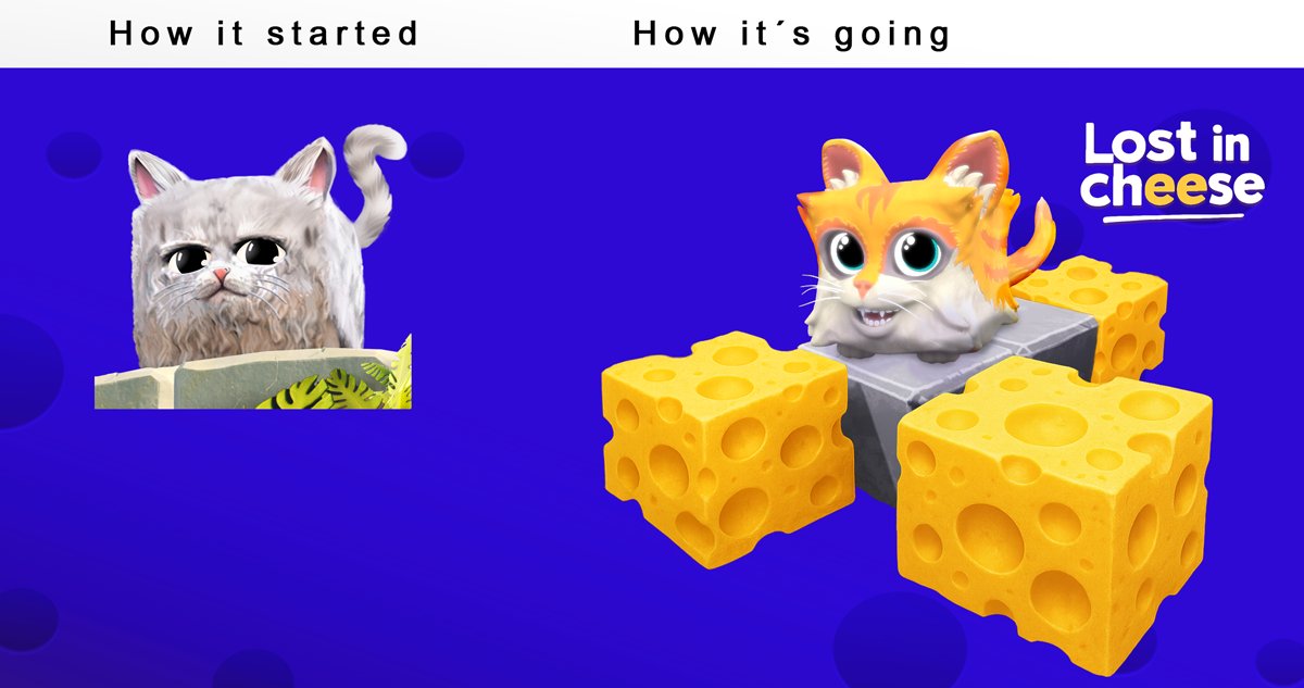 I_Create_Pixels's tweet image. Always good to look back to see progress being made. Started out with a stupid looking cube cat. 
After a few evolutions and a lot of work it turned out pretty good. 
Look even better in game 😸
#gamedev #indiegame #indiegamedevelopers