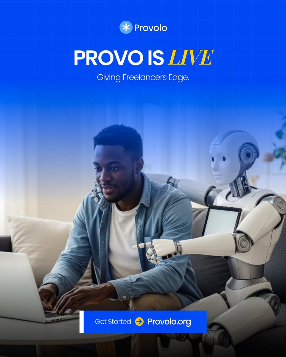 AhmodMustopha's tweet image. My Submission 

PROVOLO AI IS LIVE! Freelancers, level up your Upwork game in seconds, optimized profiles and killer proposals powered by smart AI.

#Provoloislive #Tarius5daysChallenge