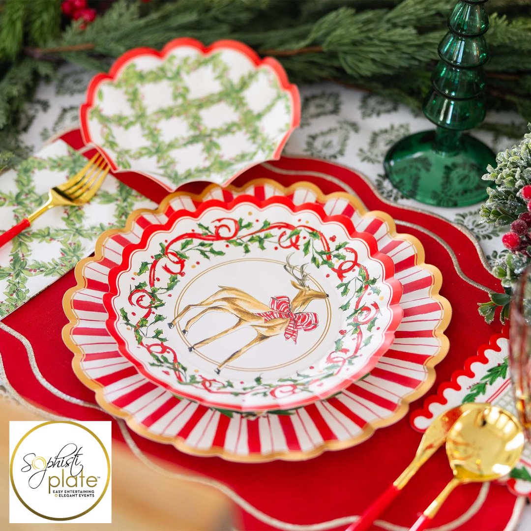 AceofGray's tweet image. This holiday season set your table with beautiful disposable tableware from Sophistiplate. Plates, napkins, and cutlery that make hosting effortless -- enjoy a stunning setup without having to do the dishes!

#AGMercantile #Sophistiplate #DisposableTableware #PaperPlates...