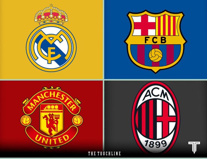 🚨 أعظم 4 أندية على مر التاريخ، وفقًا لـ ChatGPT : 

1. ريال مدريد 🇪🇸
2. برشلونة 🇪🇸
3. مانشستر يونايتد 🏴󠁧󠁢󠁥󠁮󠁧󠁿
4. ميلان 🇮🇹

- هل تتفق !؟ 👀👇