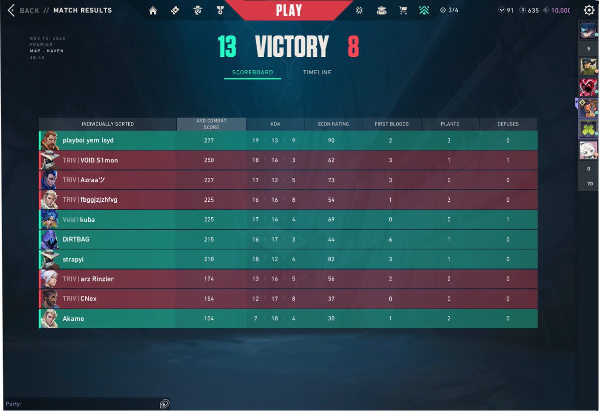 First Game vs Void Surge 
GG 13:8 winn 
Was r funny Game vs our old Org 
<a href="/plays_timo/">Timooo</a>