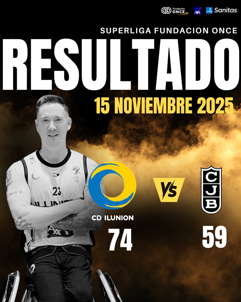 Victoria muy disputada la de hoy frente <a href="/Penya1930/">Club Joventut Badalona</a> 
Seguimos trabajando‼️💪
<a href="/Fundacion_ONCE/">Fundación ONCE</a> 
<a href="/FundacionAXA/">Fundación AXA</a> 
<a href="/ILUNION/">ILUNION</a> 
<a href="/F_Sanitas/">Fundación Sanitas</a> 
<a href="/sanitas/">Sanitas</a> 
<a href="/BsrEspana/">BSREspaña</a>
