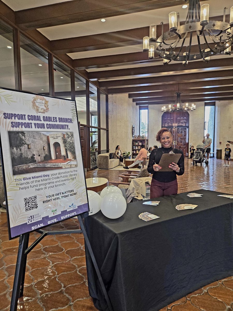 Friends of the Miami-Dade Public Library tweet media