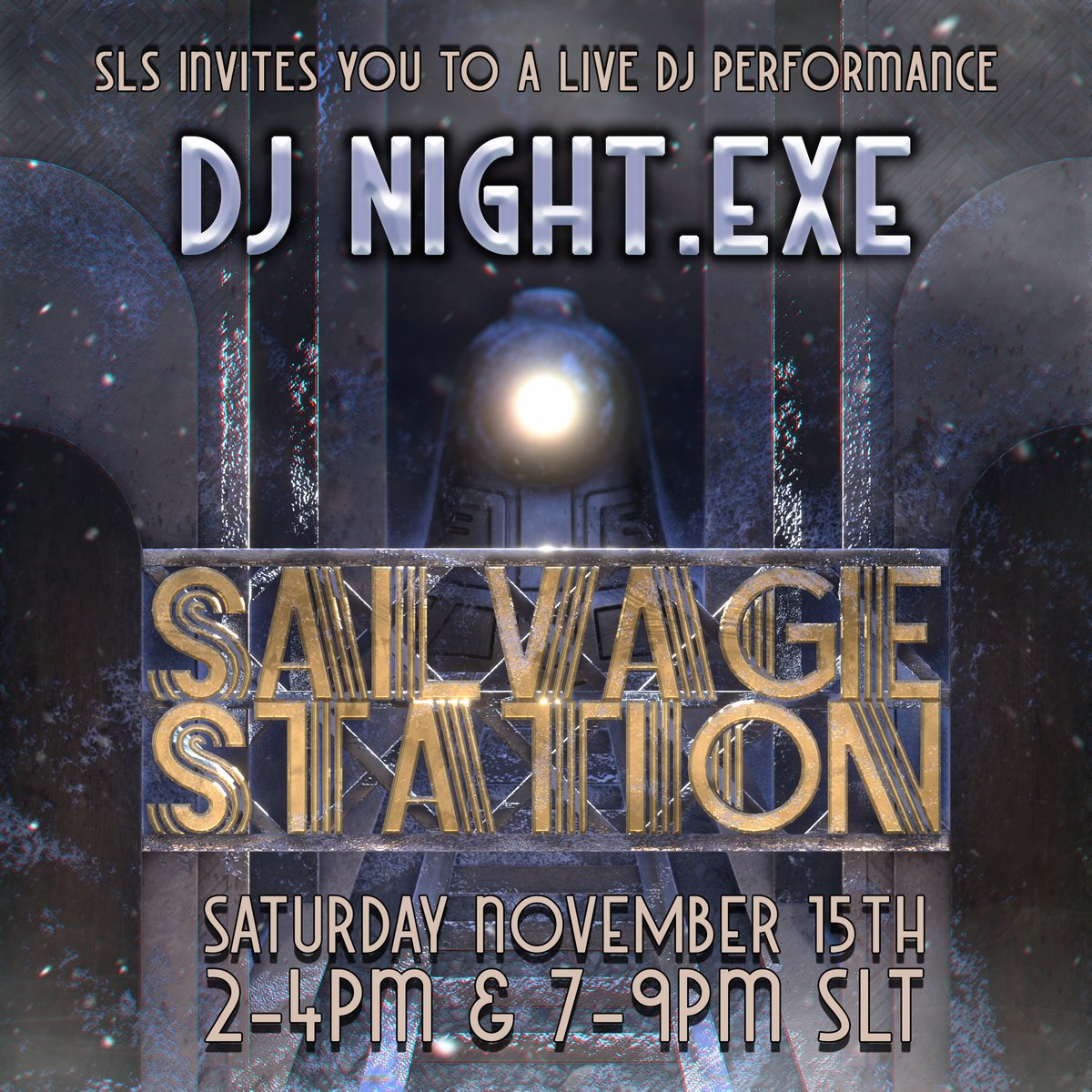 Giveaways, Item Hunt, Music, and More!! Come swing through Salvage Station for Halftime Day 2!!
maps.secondlife.com/secondlife/Syn…