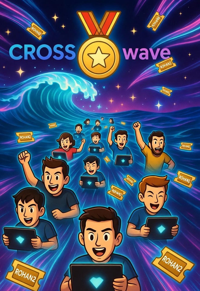 SamsonAremu8007's tweet image. 🌊 CROSSwave energy is wild today 😭🔥

Everyone posting like they’re racing for a gold medal 😂

ROHAN2 coupons flying past like “catch me if you can” 💨

If you’re not YAPping, you’re basically watching the movie without popcorn.

#CROSS #CROSSWave #ROHAN2 #CROSSPLAY #Yapping