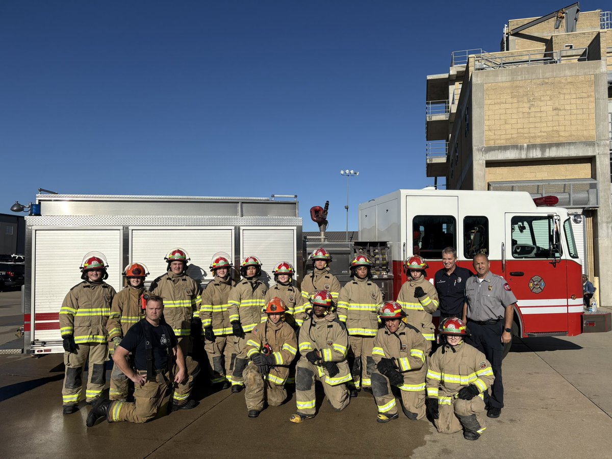 mccfire1's tweet image. Another successful #Explorers Graduation! Congratulations to all and a huge shoutout to all our @TriCountyFireNE partner agencies! That’s a wrap for 2025 but we’ll see you in Spring! #mccfire #mcc #OFD #FutureFirefighters