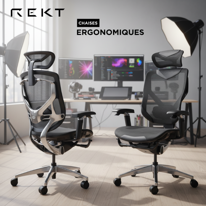 REKTFrance's tweet photo. Découvrez le confort des sièges ergonomiques REKT RGo !

- Matériaux haut de gamme
- Confort Exceptionnel
- +100 000 de clients satisfaits