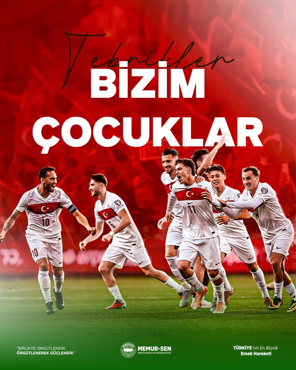 _aliyalcin_'s tweet photo. Teşekkürler Bizim ÇocuklarBulgaristan karşısında sahaya yüreğini koyarak bizlere gurur dolu bir gece yaşatan A Millî Futbol Takımımızı yürekten tebrik ediyorum.Mücadele azmi, birlik ruhu ve kazanma iradesiyle elde edilen bu galibiyet, milletimizin ortak sevincine dönüşmüştür.Başarıda emeği olan tüm oyuncularımızı, teknik ekibi ve federasyon yetkililerini kutluyor; millilerimize bundan sonraki karşılaşmalarda da üstün başarılar diliyorum.Zafer #BizimÇocuklar'ın!Millilerimizin Galibiyeti Milletimizin Gururudur