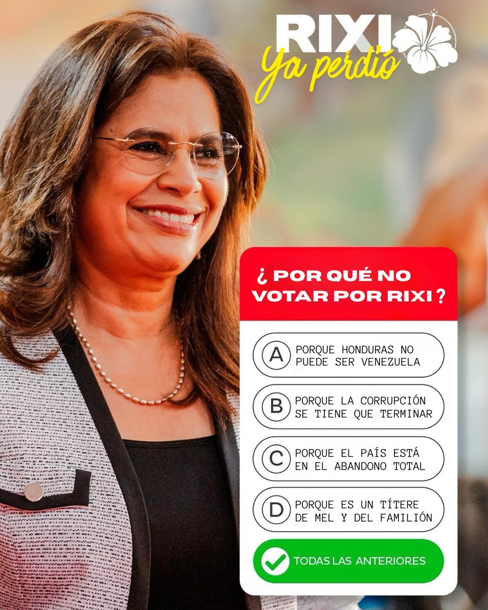 Marianaperezbri's tweet image. Ni loca votaría por la corrupta de @riximga sobran las razones para decir: #LibreNuncaMas #SeVan @manuelzr #FueraÑangaras @XiomaraCastroZ #RixiNoCuaja