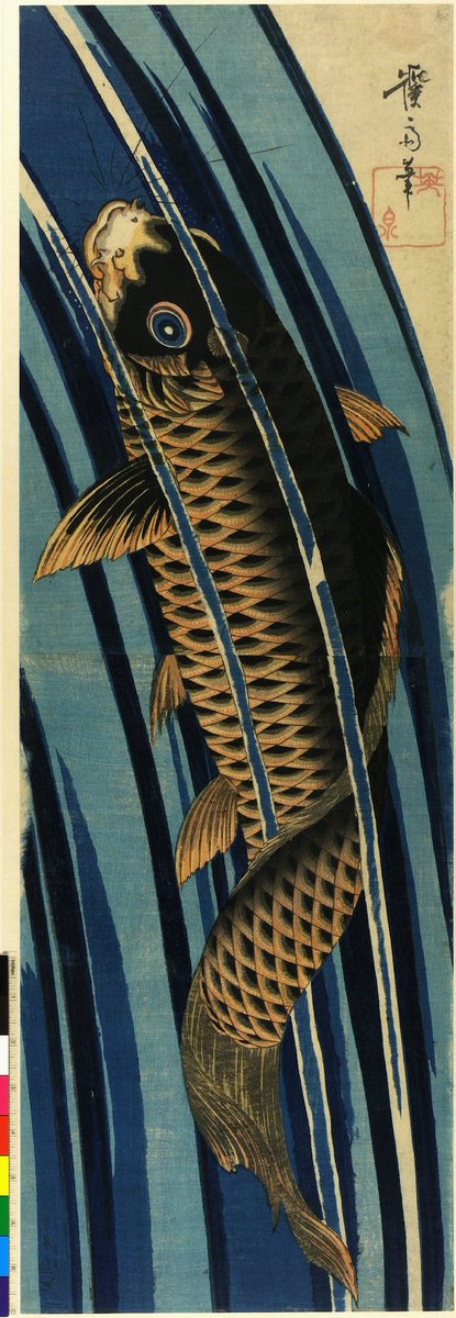 Carp, by Keisai Eisen, 19th century