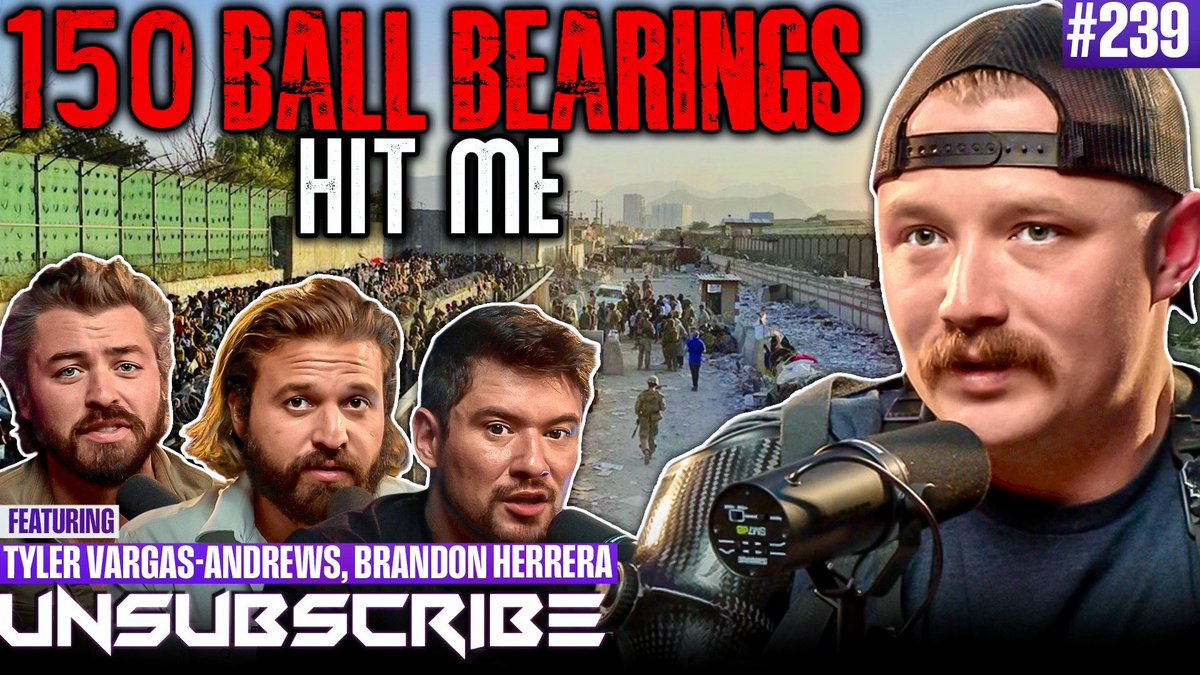 UnsubscribeCast's tweet image. This week we sat down with @TylerAndrews13 to talk about the real story of the Abbey Gate bombing.