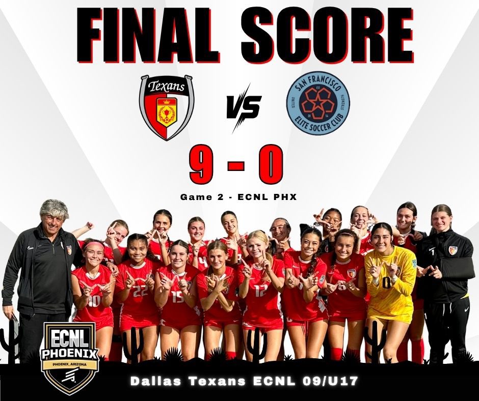 Dallas Texans 09G ECNL tweet media