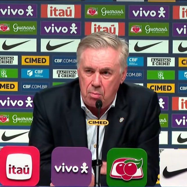 FabrizioRomano's tweet image. 💛💚 Ancelotti: “Estevão has incredible amount of talent. It’s a surprise this level at his age. He’s good at finishing, has a lot of ‘magic’… and he works very hard”.

“I can say this: with Estevão, Brazil have guaranteed future”.