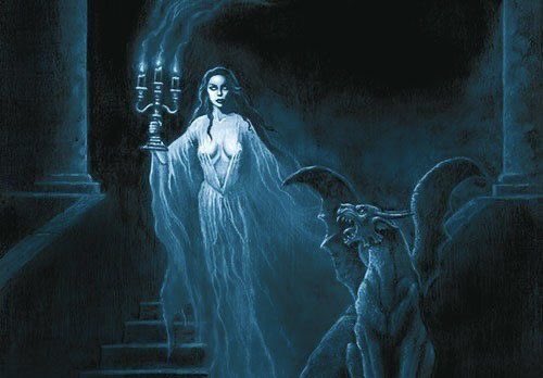 spookyxxboobs's tweet photo. forever in my flowing gown, gargoyle castle, candelabra, moonlight era https://t.co/WvHkDbIEaF