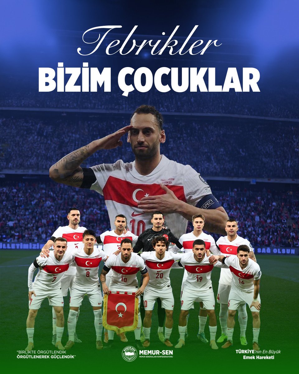 Millilerimizin Galibiyeti Milletimizin Gururudur

A Millî Futbol Takımımızın Bulgaristan karşısında aldığı anlamlı galibiyet, ülkemize moral ve gurur vermiştir.
Sahadaki mücadele ruhu, dayanışma ve kararlılık; ortak değerlerimizin güçlü bir yansıması olmuştur.

Bu başarıda emeği