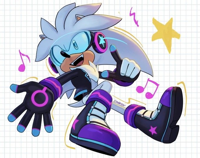 Cosmocodile's tweet photo. A bit late for Silver's Birthday but I do want to celebrate all the same! <3 

Art is done by various people, found on pintrest <3 
#Silver #SilverTheHedgehog #Birthday https://t.co/fNFmt197CV