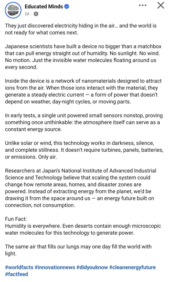 ba11love's tweet image. #FREE #ELECTRICITY #GENERATOR
IN A SMALL MATCH BOX