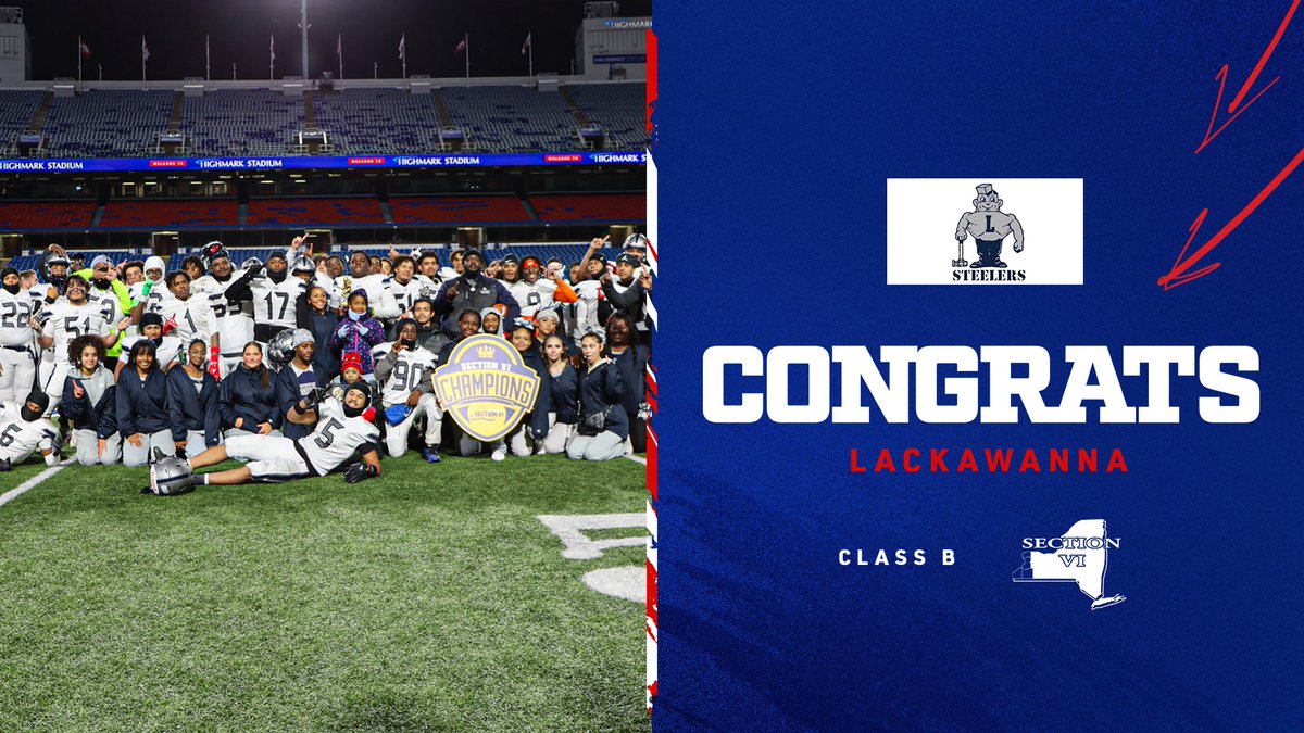 HighmarkStadm's tweet photo. Congratulations to all of the @SectionVI champs! 🏈 https://t.co/RSCGaGjdyH