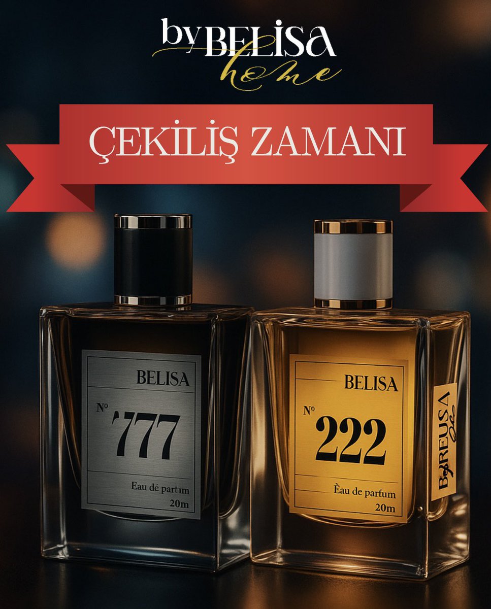 🎁 ÇEKİLİŞ ZAMANI! 🎁

Topluluğumuzda daha önce büyük ilgi gören çekilişimizi tekrar sizlerle buluşturuyoruz! Bu kez 5 kadın + 5 erkek olmak üzere toplam 10 parfüm hediye ediyoruz. ✨

📅 Sonuçlar
22 Kasım Cumartesi – Saat 22.00

📝Katılmak için:
🔁 Bu gönderiyi RT’le
👥