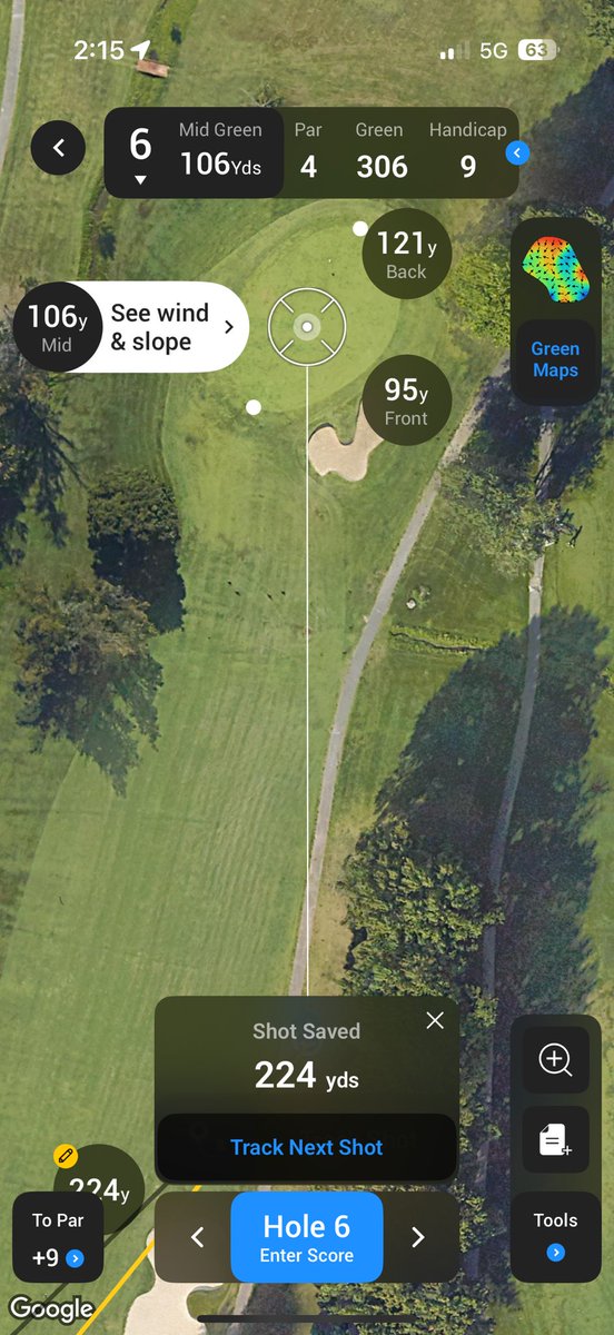 My drives have been with Aaron's today, and a 224 yard drive for the win!!! I never want golf season to end