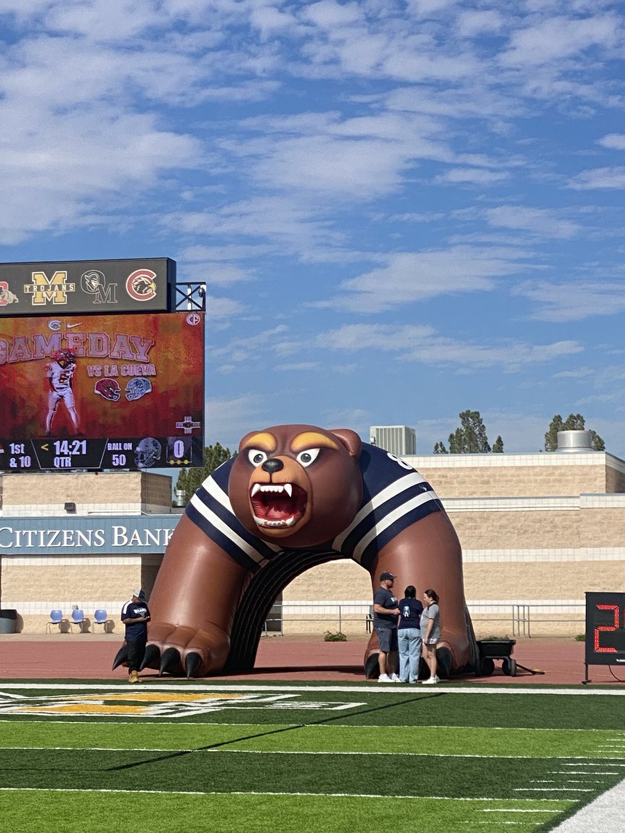 LCHS_MTapia's tweet image. Hey Bear Nation!! Send positive vibes South to the Field of Dreams. Our Bears take on Centennial in the Quarterfinals.
Let’s go Fellas!!
#WALC