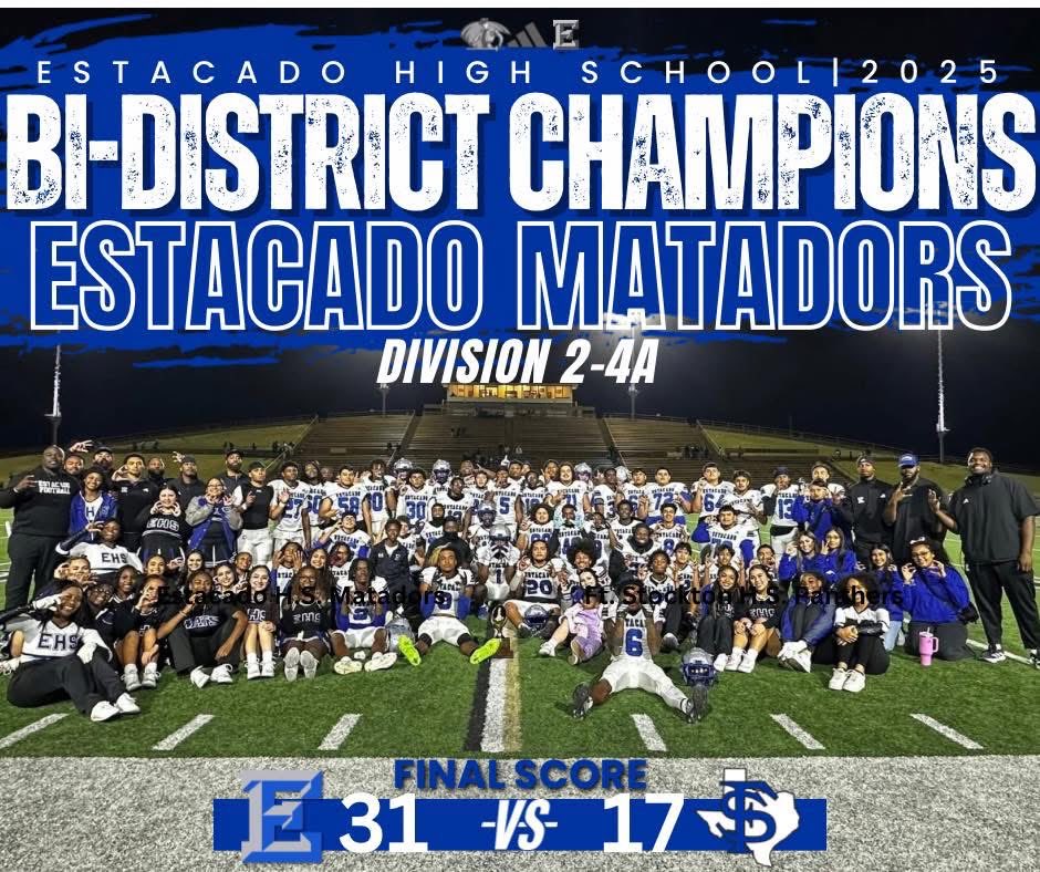 We won last night!💯⁦<a href="/E_Ward18/">Eric Ward</a>⁩ ⁦<a href="/Estacado_Sports/">Estacado HS Athletics</a>⁩ ⁦<a href="/Gelarbee/">Glen Elarbee</a>⁩ ⁦<a href="/CoachDC72/">CoachDC</a>⁩ ⁦<a href="/MikeRoach247/">Mike Roach</a>⁩ ⁦<a href="/MaxPreps/">MaxPreps</a>⁩ ⁦<a href="/RandyRosetta/">Randy Rosetta</a>⁩ ⁦<a href="/JGonzalesJr10/">Julio Gonzales Jr.</a>⁩
