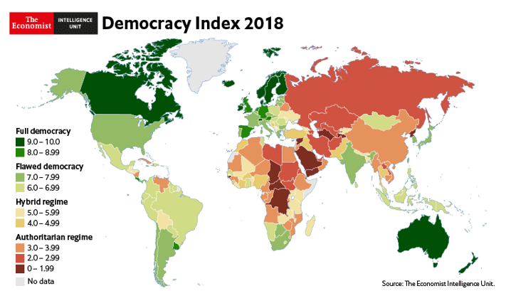 CeliaLp96929126's tweet image. Wey, dirás misa, pero el caso es que México con Morena, pasó de ser una democracia incipiente, a un régimen híbrido camino al autoritaritarismo. #DemocracyIndex.
* Y eso que todavía no hay datos del 2025, con el nuevo Poder Judicial títere del régimen obradorista.