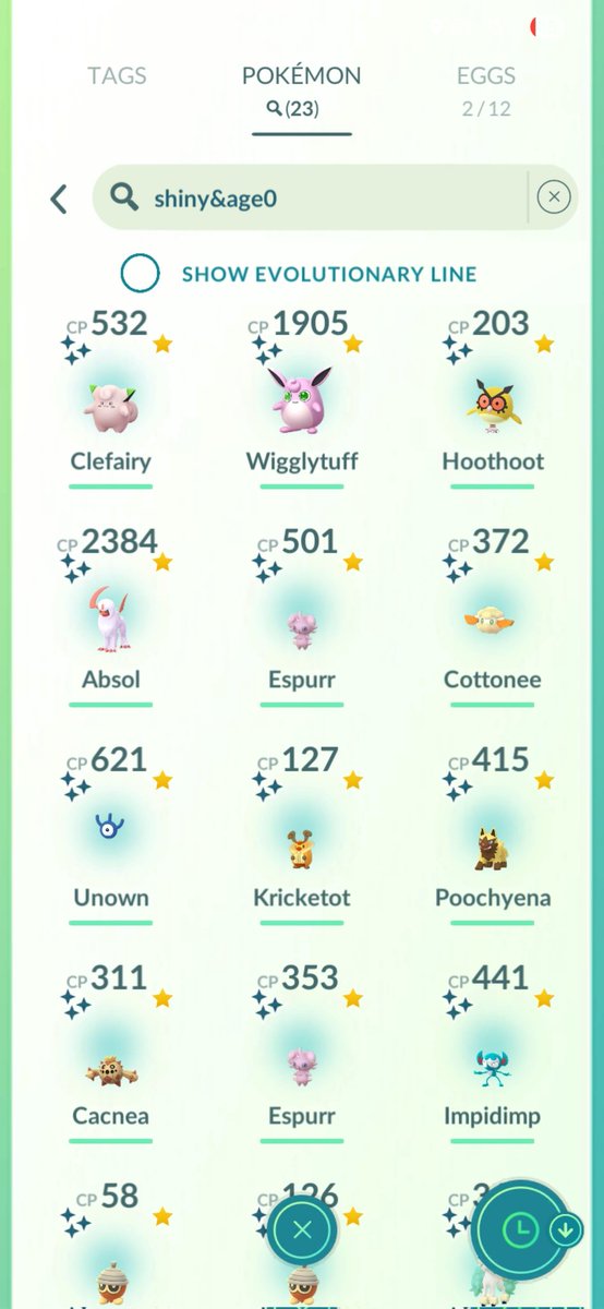 migitilted's tweet photo. Great haul today at the event 😁 many new shinys for me, including Bewear with BG, Unown W, Hattena and Impidimp 🥳 super happy #PokemonGOApp #pokemongo #pokemongowildarea https://t.co/43SoSMzZ43