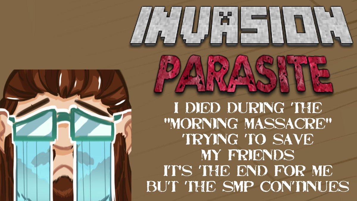 Enobo_Unity's tweet image. Today was my last day alive on the Invasion: Parasite SMP... 🫡
I sadly died trying to help my fellow military friends.
The &quot;morning massacre&quot; took 6 of us...
Thank you again @luciacrabs and @ArisaNoonish for this amazing event and all the staff for the hard work!