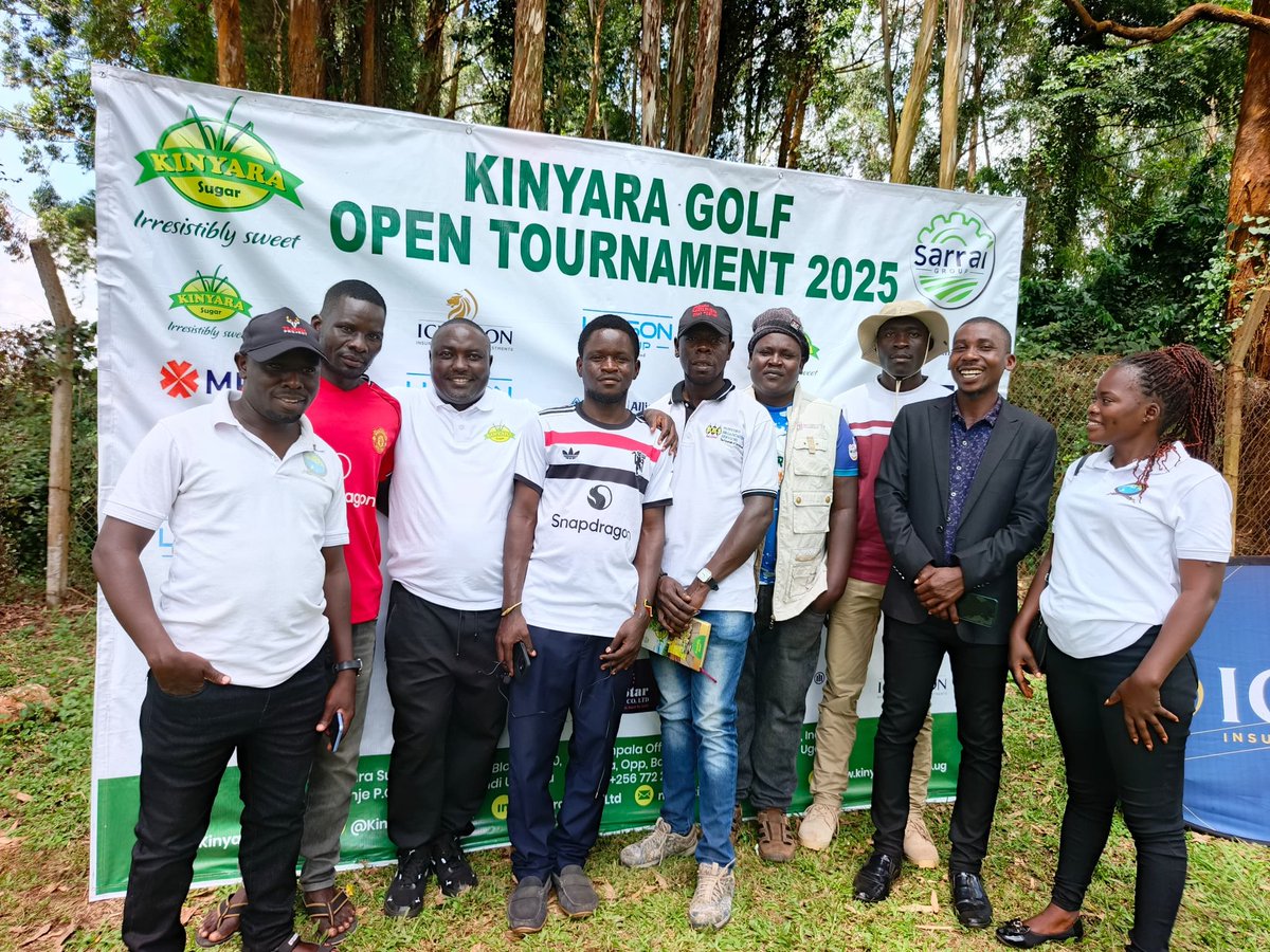 Had a pleasure to be on a Media Team from Masindi who covered Kinyara Sugar Company's  27th Golf Open Tournament today in Kinyara, Masindi.