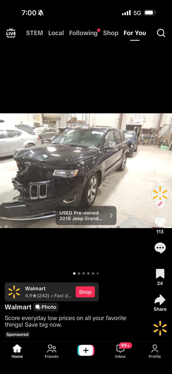 Ah yes, Walmart. A smashed up car is exactly what I want to buy from you!