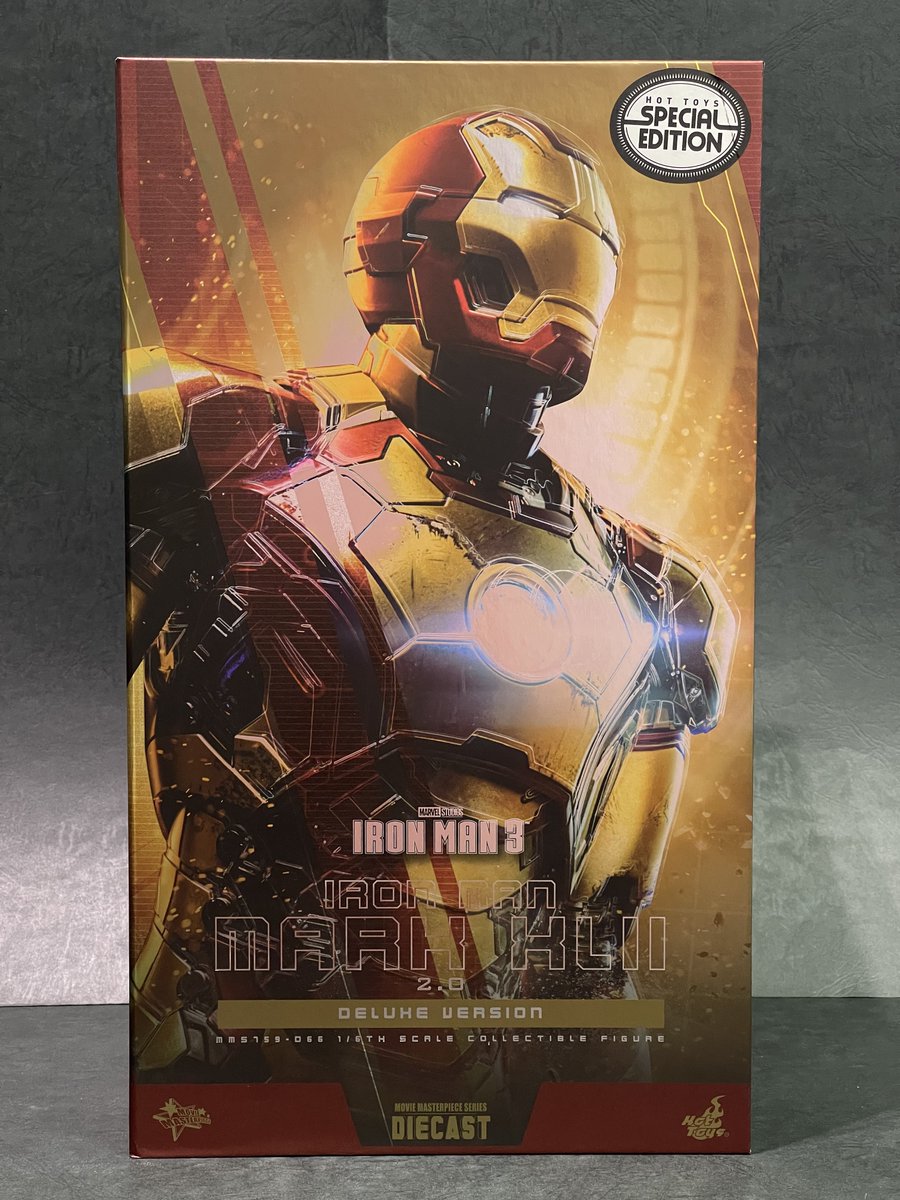 6thscale_KaWu's tweet image. New arrival and unboxing!
Hot Toys MMS759D66B Iron Man 3 - Iron Man Mark XLII (2.0)

Part 1

#IronMan #MarkXLII #IronMan3 #MarvelStudios #Marvel #HotToysCollectibles #SixthScale #TonyStark #RobertDowneyJr