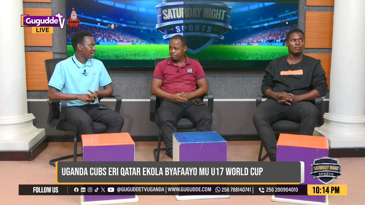 guguddetvuganda's tweet image. Where are you tuning in from today? Welcome to your Sports Weekly Roundup! Thanks for joining our #SaturdayNightShow stay with us as we bring you all the sports headlines and updates that made waves this week.

x.com/guguddetvugand…

facebook.com/share/v/1F9Wwg…

#SportsUpdates