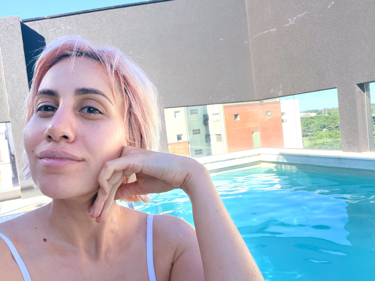 I was not kidding I needed a swimming pool after this intense day at the event