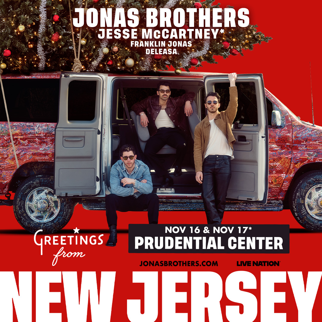 Jonas Brothers + NJ TRANSIT = the perfect combo 🎶 Ride easy to