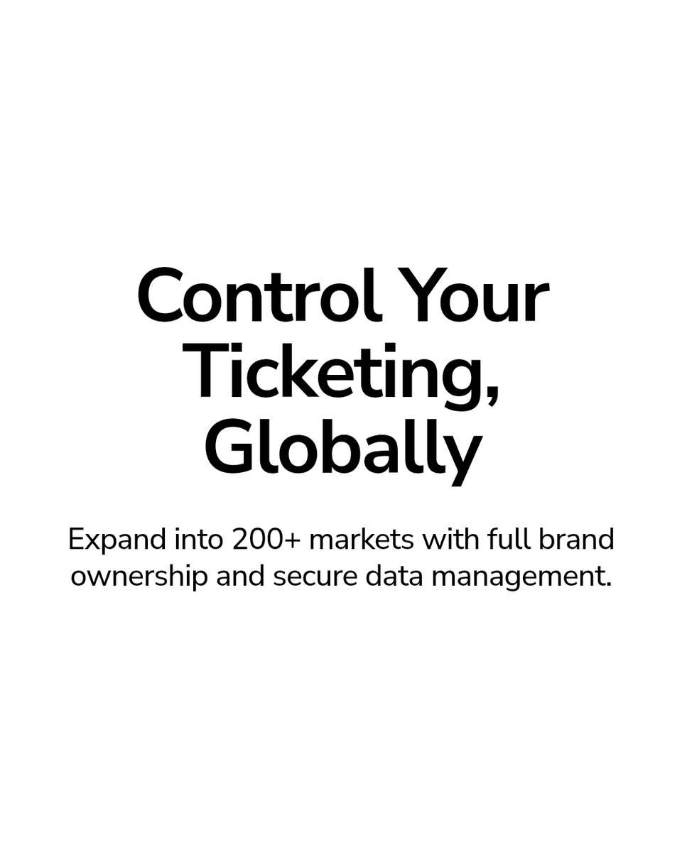 ticketsocket's tweet image. Access new markets without losing control. TicketSocket gives you full brand ownership, data security, and multi-currency support in 200+ currencies. Expand globally with smooth, localized checkout. Own your ticketing. Own your growth.