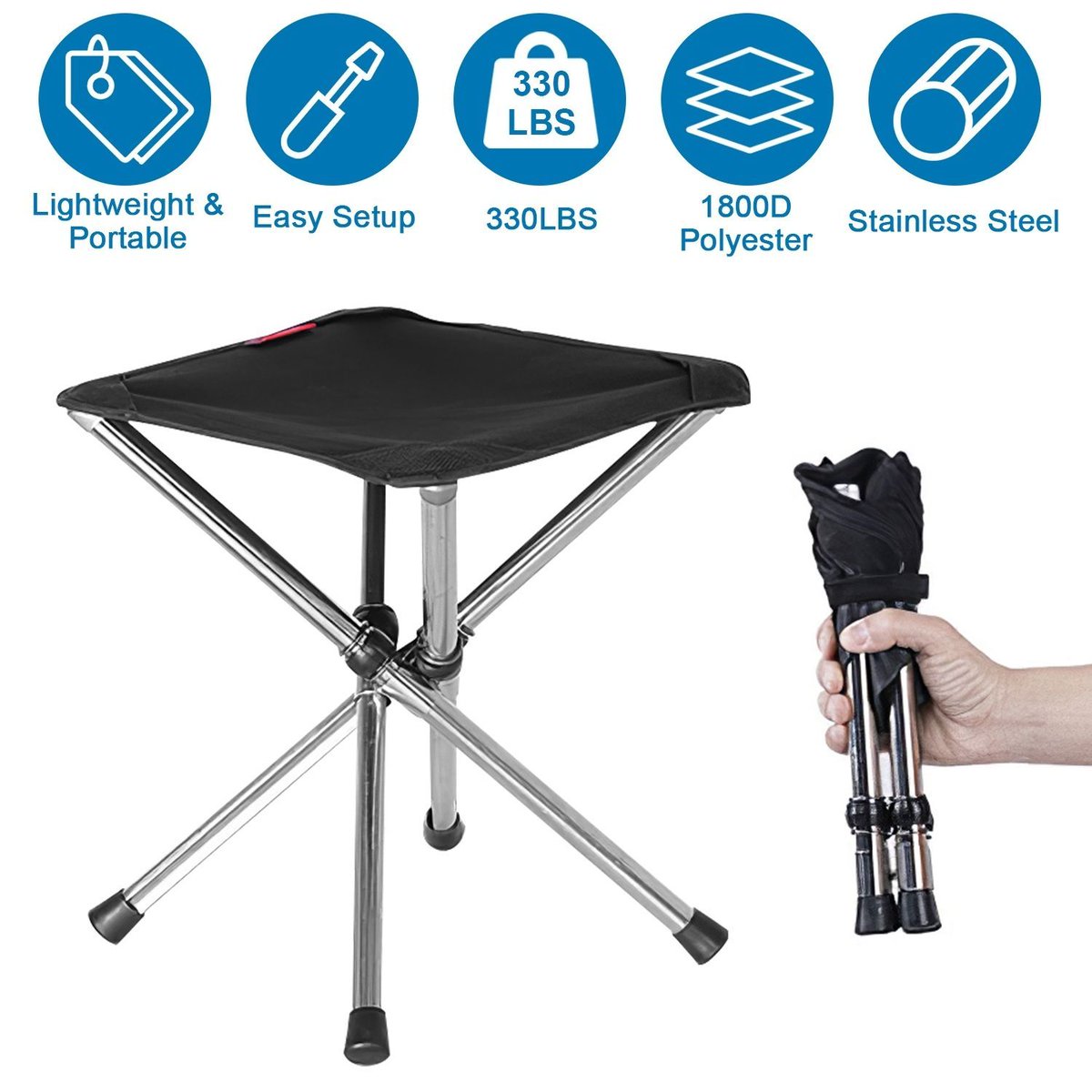 kellerrvneeds's tweet image. Enjoy comfort anywhere with the Foldable Camping Stool, a lightweight and retractable portable chair perfect for camping, fishing, hiking, picnics, and BBQs. 

kellerrvneeds.com/products/view/… 

#stool #portable #carrylight