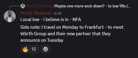 Würth Group will announce their new partner for the <a href="/IagonOfficial/">Iagon</a> secure IP management platform for 3D printing on Tuesday next week. We won't know for sure till then, but the rumor is it could be Apple. Either way, it's a march towards real adoption for the #Cardano ecosystem.