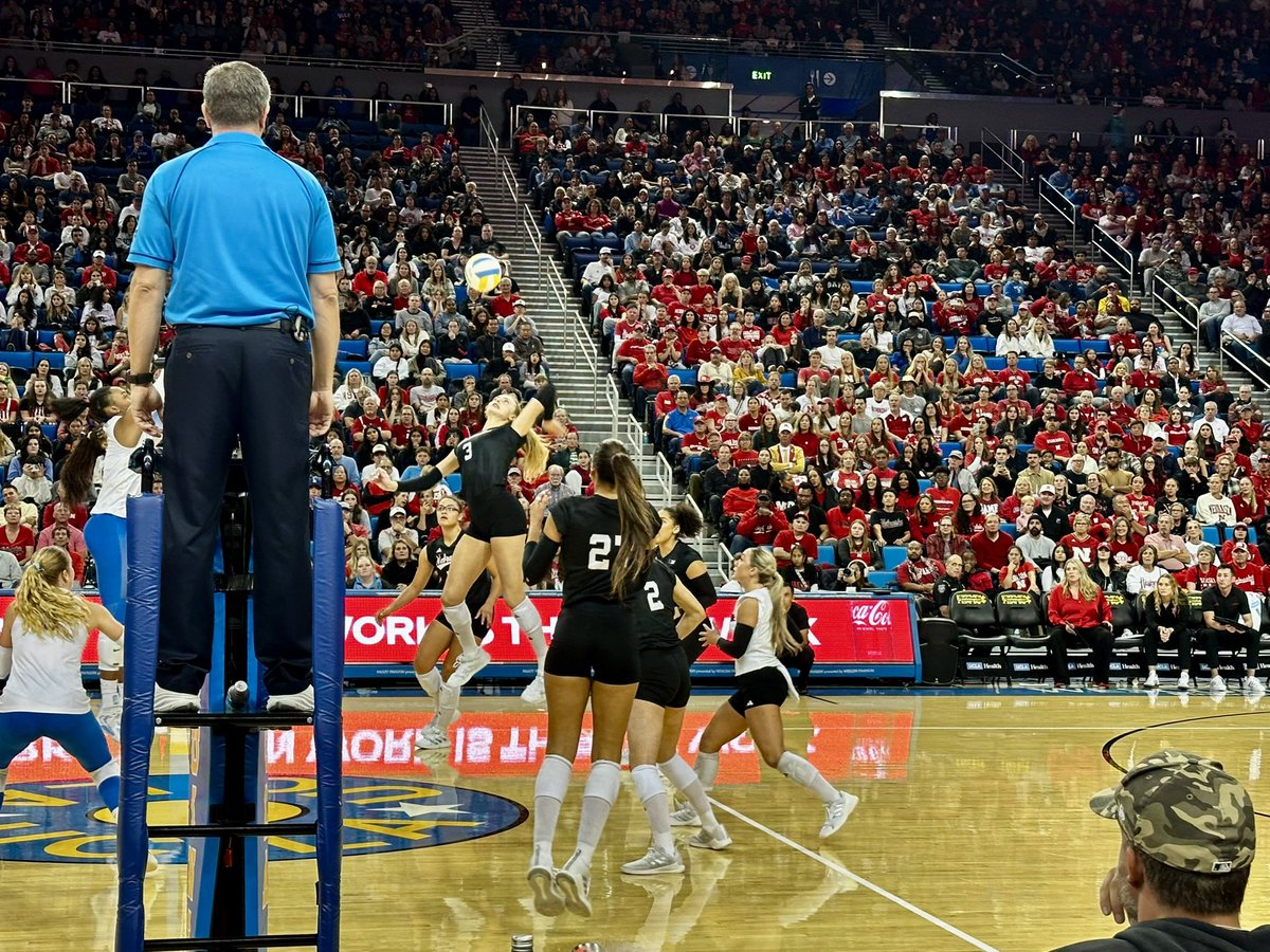 Cal4NE's tweet photo. Great game last night at Pauley Pavilion where there were as many #Huskers fans as UCLA fans! Check out our full photo album here: https://t.co/RmtEWneTUH https://t.co/GcIIuhncXy