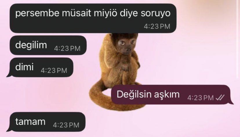 benle konusan kimse benle degil en yakın arkadasımla konusuyo