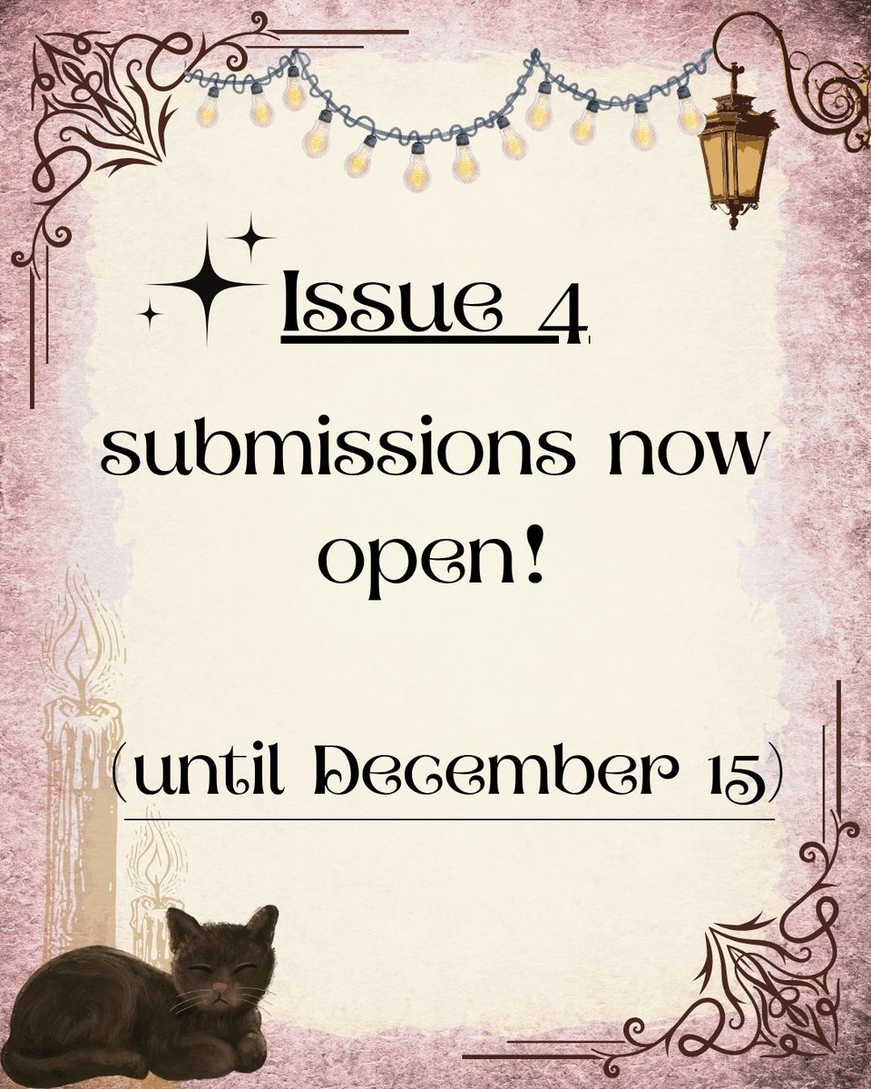 The Orange Rose is now open for submissions for Issue 4! This submission period is open until December 15, and it is a completely open theme. We can't wait to read all of your wonderful pieces, and thank you for continuing to support our magazine! 🧡