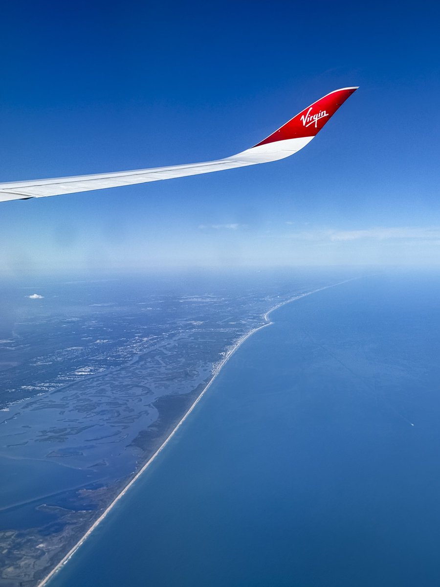 Touched down in Orlando after the shortest flight I’ve ever had here… only 7.5 hours 🤯