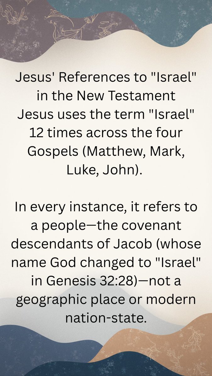 CritterLoveHPW's tweet image. Lets see how many of you agree with the following... copy and share it everywhere... Are they going to call JESUS a liar??? 

Israel is a PEOPLE, not a place according to Jesus himself... as it is written....

#MAGA #AmericaFirst #Dontbefooled #JesusIsKing 
#charlieeffect…