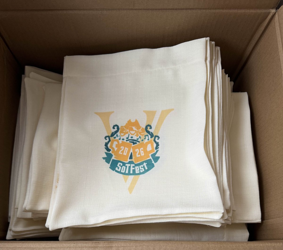 Did you snag a VIP ticket for #SoTFestV? If so, here is a sneak peak at the bags which will be full of goodies and ready to open on your arrival in July!

Beautiful work again by our own <a href="/LootinLizalaroo/">Lootin’ Lizalaroo #SoTFestV</a> 
 
#SeaofThieves