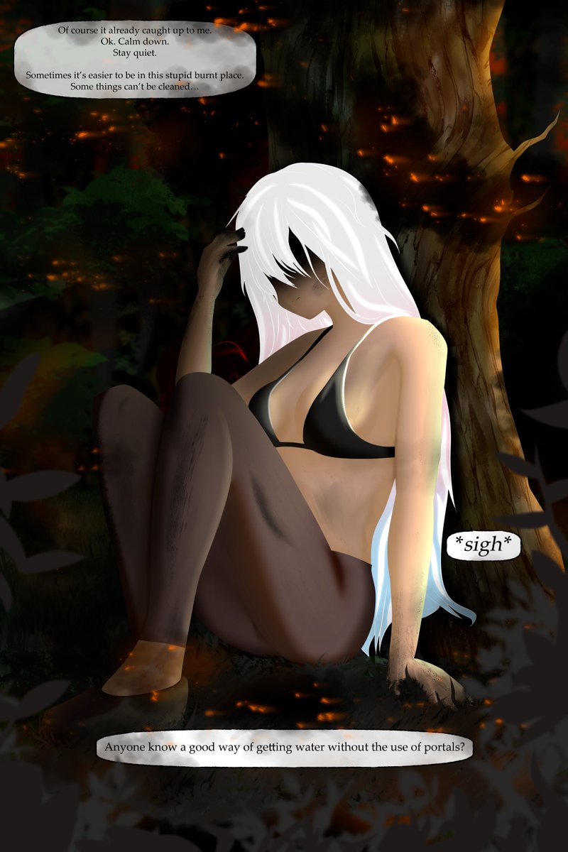 ArchiveTerminal's tweet image. Travel Diary 2

Perhaps some advice.
Hiding in a place where darkness and ash holds reign. Is not the best place to go when being hunted by a monster made of similarly attuned material. 

Your light shines brightly in those ashes.