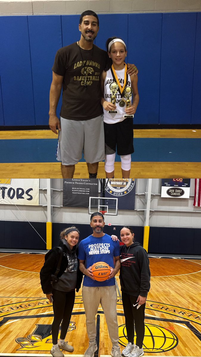 Oh how the years pass. Beyond blessed to still have <a href="/JMED_21/">CoachMedina</a> in my corner. Happy start to the girls basketball season. Can’t wait to get things rolling with my middle school girls💙💛